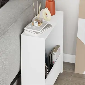 Beeler Modern Slim Compact Side Table Zipcode Design Colour: White