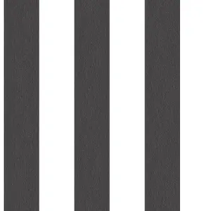 Galerie Smart Stripes 3 Black Surface Stripe Smooth Wallpaper