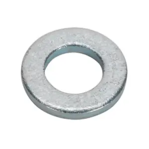 Sealey Flat Washer M5 x 12.5mm Form C BS 4320 - Pack of 100 Silver FWC512