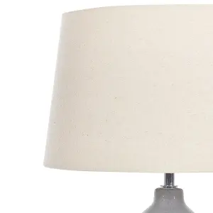 Ceramic Table Lamp Grey YENISEI