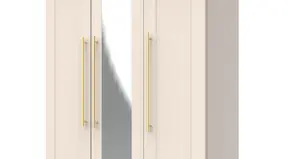 Helmsley Tall Triple Mirror Wardrobe in Kashmir Matt (Ready Assembled)