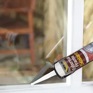 Everbuild External Frame Acrylic Sealant, Brown, 290 ml     EXTBN (n) (Pack of 3)