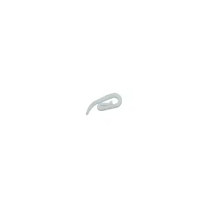 OPP Plastic White Curtain hook, (L)27mm, Pack of 100