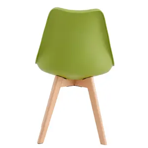 Croxley Solid Wood Dining Chair (Set of 2) Green