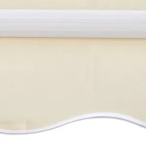 Awning Top Sunshade Canvas Cream 3x2.5m (Frame Not Included)