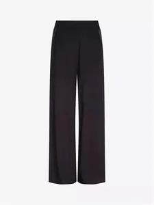 Mint Velvet Palazzo Wide Leg Trousers, Black