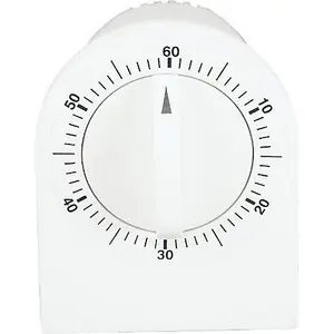 Chef Aid Mechanical Kitchen Wind Up Timer White (One Size)