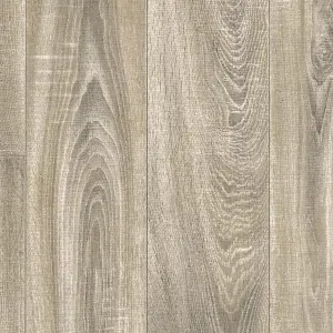 Beige Wood Effect Vinyl Flooring For LivingRoom, Kitchen,2.7mm Thick Cushion Backed Vinyl Sheet-9m(29'5") X 3m(9'9")-27m²