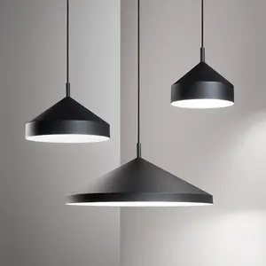 Luminosa Yurta Dome Pendant Ceiling Light Black 50cm