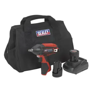 SV12 Series 3/8"Sq Drive Cordless Impact Wrench Kit 12V 1.5Ah - 2 Batteries