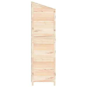 Berkfield Garden Shed 55x52x174.5 cm Solid Wood Fir