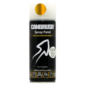 Canbrush Paint for Metal Plastic and Wood (C016  Candy Yellow)