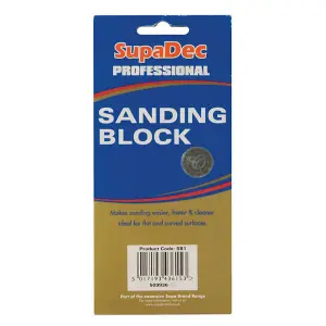 SupaDec Professional Sanding Block May Vary (One Size)