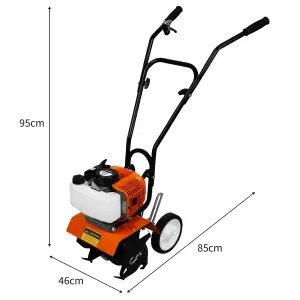 Petrol Cultivator Rotavator Cordless Garden Tiller