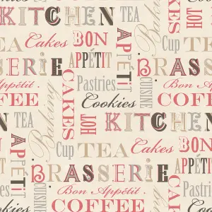 Galerie Fresh Kitchens 5 Red Coffee Smooth Wallpaper