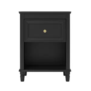 Ryker 1 Drawer Nightstand Black