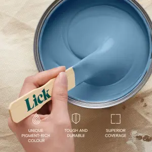 Lick Blue 05 Matt Emulsion paint, 2.5L