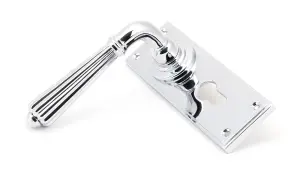 From The Anvil Polished Chrome Hinton Lever Euro Lock Set