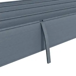 Outsunny Pergola Sun Shade Cover Roof Replacement for 2.85x2m Pergola, Grey