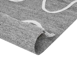 Outdoor Area Rug 140 x 200 cm Grey YAVU