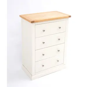 Castelli 4 Drawer Chest of Drawers Chrome Knob