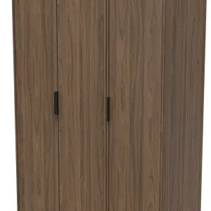 Fuji 3 Door Wardrobe in Carini Walnut (Ready Assembled)