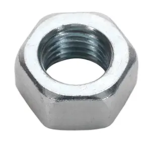 Sealey Steel Nut M16 Zinc DIN 934 Pack of 25 Pieces Metric Hex With Bag SN16