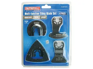 Faithfull - Multi-Tool Tiling Kit, 4 Piece