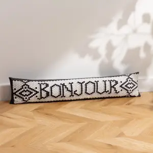 furn. Bonjour Mosaic Message Velvet Draught Excluder