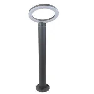 Luminosa Satur Outdoor LED Bollard Light IP54 8W 4000K Anthracite