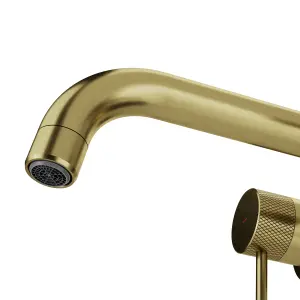 GoodHome Owens Standard Round Wall Mono mixer Tap