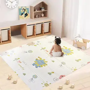 Foldable Baby Play Mat Foam Double-Sided Waterproof Non-Slip Playpen Reversible