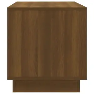 Berkfield TV Cabinet Brown Oak 102x41x44 cm Engineered Wood