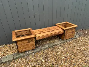 Charles Taylor Knights Single Planter Bench