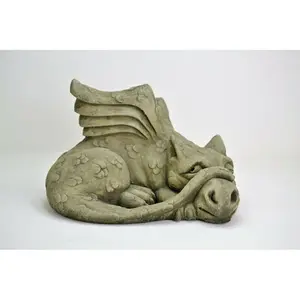 Lisbeth Dragon Animals Stone Garden Statue