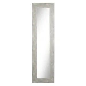 nielsen Mansfield White Distressed Soft Grey Mirror, 165 x 46cm