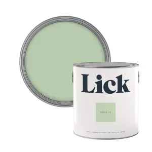 Lick Green 13 Eggshell Emulsion paint, 2.5L