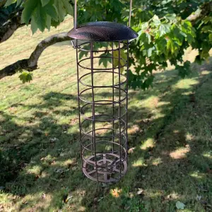 Metal Complete Bird Feeding Station with 4 Feeders with Stabiliser Stand