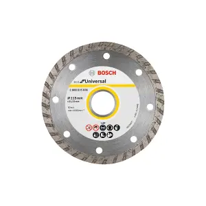 Bosch Professional Diamond Cutting Disc ECO - Universal, 115x22.23x2.0x7