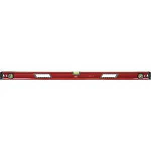 Premium 1200mm 3 Chamber Spirit Level with Precision Milled Grip Handle