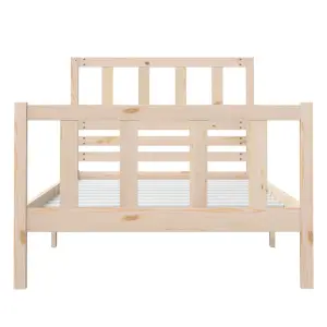 Berkfield Bed Frame Solid Wood 90x200 cm 3FT Single