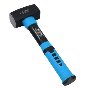 3pc Stoning Sledge Lump Hammer with Fibreglass Non Slip Handle 1kg 1.5kg 2kg