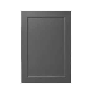 GoodHome Artemisia Matt graphite Classic shaker Tall appliance Cabinet door (W)600mm (H)867mm (T)18mm