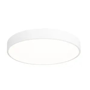 Luminosa Stac LED Flush Ceiling Light White, Opal, Neutral-White 4000K