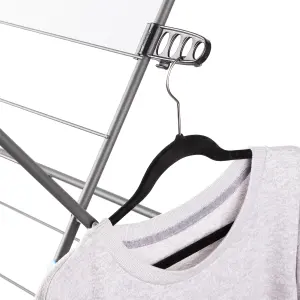 Minky Black Foldable Laundry Airer, 27m