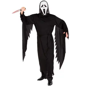 Men's Costume scare Halloween - black L