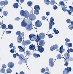 NuWallpaper Bliss Indigo Self Adhesive Wallpaper