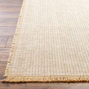 PAVI Becki Owens x Surya Solid and Border Boho Jute Area Rug 160 x 213 cm