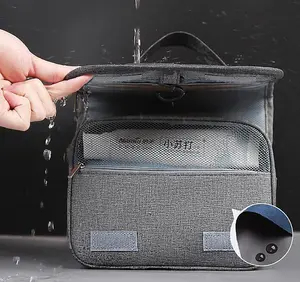 Grey Large Capacity Portable Waterproof Foldable Storage Bag