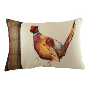 Evans Lichfield Hunter Pheasant Pheasant Rectangular Feather Rich Cushion